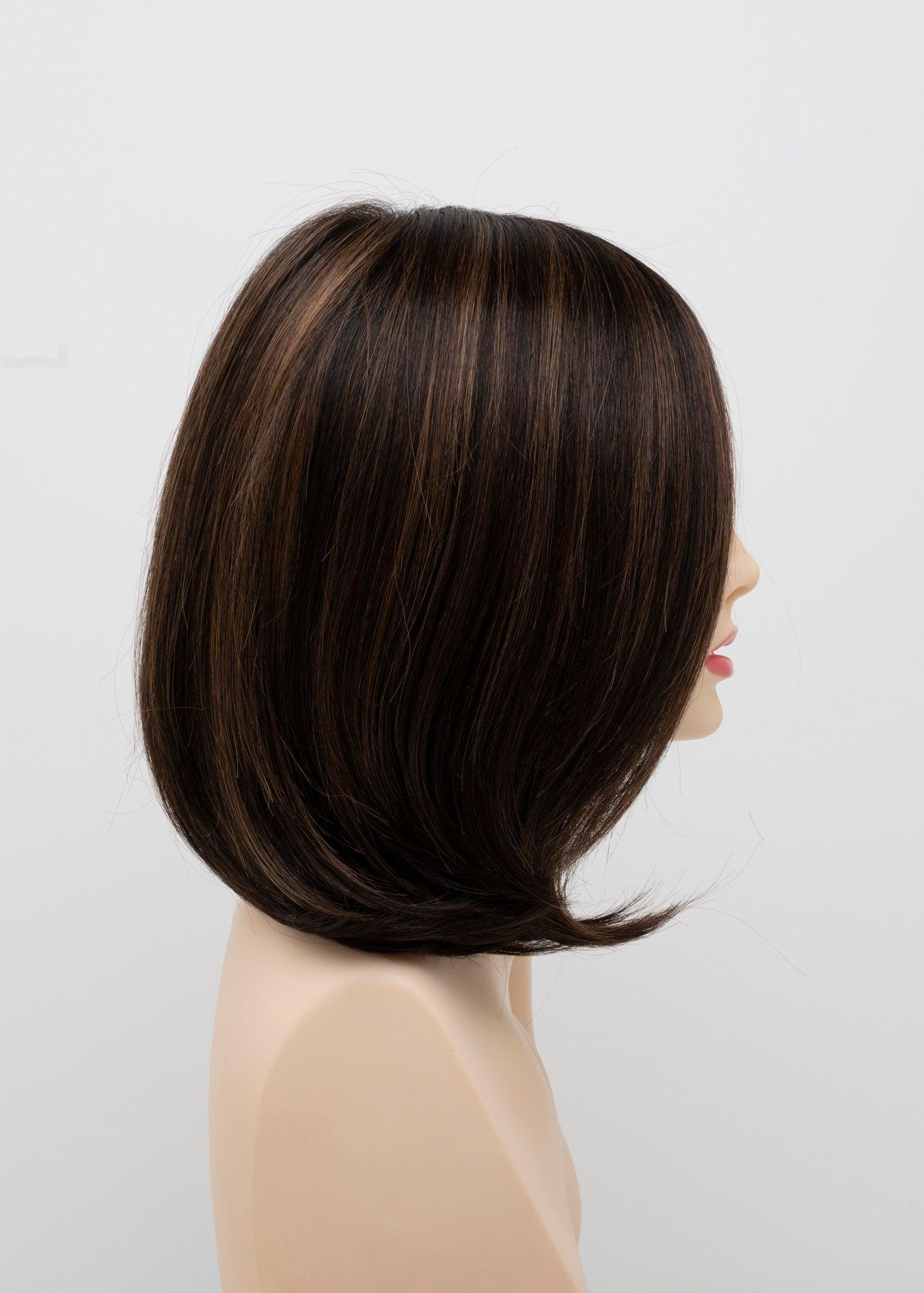Lynsey - EnvyHair Human Hair Synthetic Blended Mono Top Wig by Envy - Buy Wigs USA