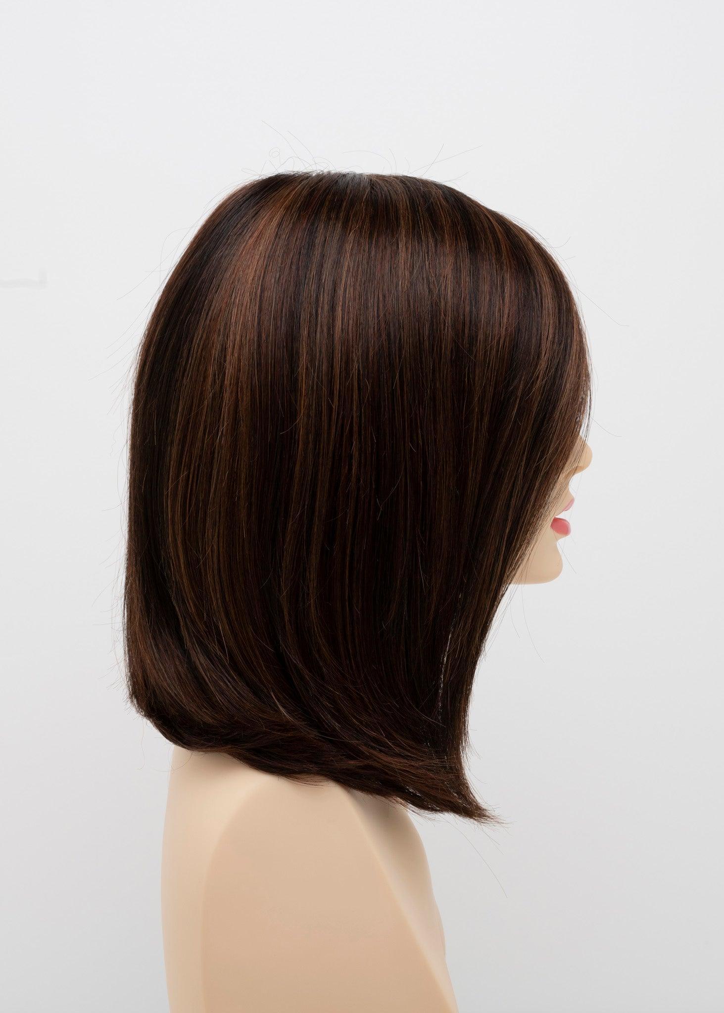 Lynsey - EnvyHair Human Hair Synthetic Blended Mono Top Wig by Envy - Buy Wigs USA