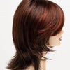 Rose Lace Front Mono Top Synthetic Wig - Chocolate Cherry