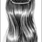Style142 HB – 6"x4" Base 16" length Hair Extension Addition 40/60 Blended - Buy Wigs USA