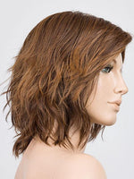 Anima | Mini Lace Front Mono Crown Heat-Friendly Synthetic Wig by Ellen Wille | Edgy Beach Waves, Blunt Fringe, Petite Average Fit - Buy Wigs USA