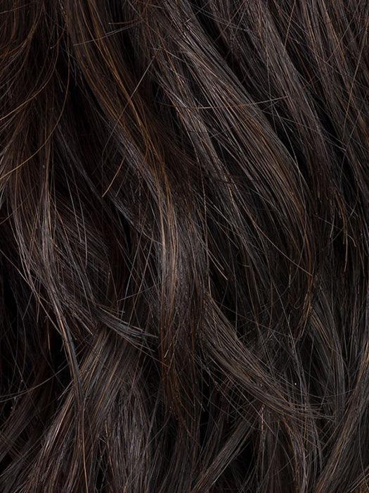Anima | Mini Lace Front Mono Crown Heat-Friendly Synthetic Wig by Ellen Wille | Edgy Beach Waves, Blunt Fringe, Petite Average Fit - Buy Wigs USA