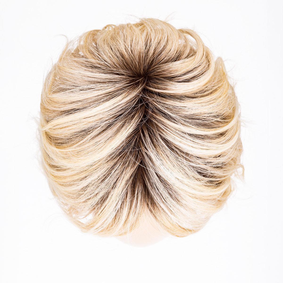 Anima | Mini Lace Front Mono Crown Heat-Friendly Synthetic Wig by Ellen Wille | Edgy Beach Waves, Blunt Fringe, Petite Average Fit - Buy Wigs USA