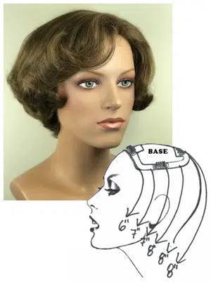 Human hair topper 8" Long 6"x6" base by Look of Love - Buy Wigs USA