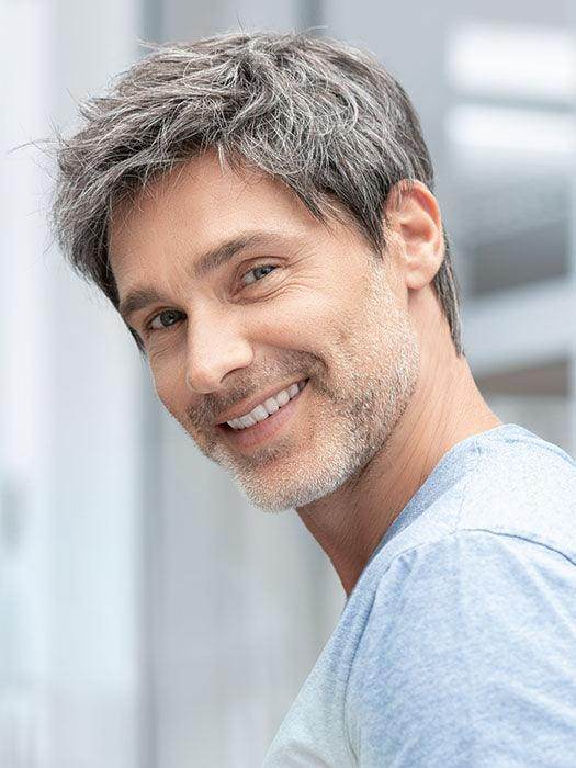 Bradford | Lace Front Mono Crown Men's Synthetic Wig | Ellen Wille Average Large - Image Maker Wigs Online