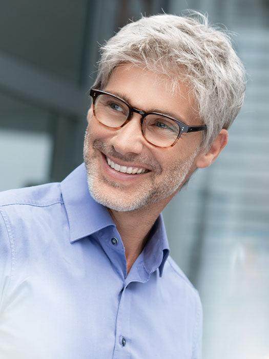 Brad | Men's Lace Front Mono Crown Synthetic Wig | Ellen Wille Average Large - Image Maker Wigs Online