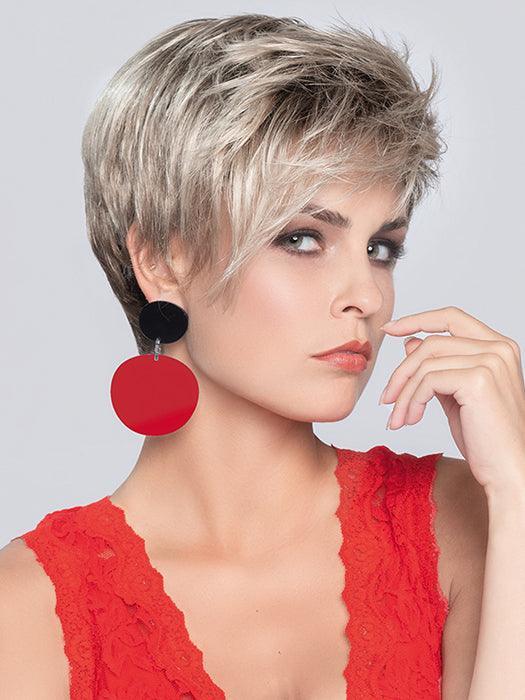 Point Wig by Ellen Wille – Edgy Asymmetrical Cut, Mono Crown, Lightweight Synthetic | Buy at BuyWigsUSA - Buy Wigs USA