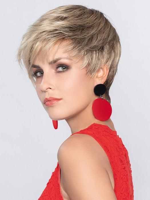 Point Wig by Ellen Wille – Edgy Asymmetrical Cut, Mono Crown, Lightweight Synthetic | Buy at BuyWigsUSA - Buy Wigs USA